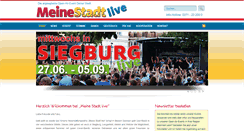 Desktop Screenshot of meinestadtlive.com
